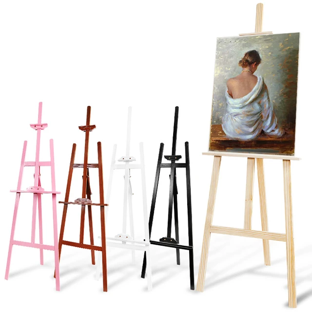 Easel Stand Chevalet En Bois Easel for Painting Oil Paint Artist