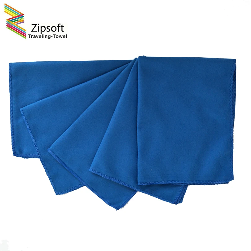 Zipsoft 6PCS Microfiber Glass Towel Blue Window Windshield Cleaning cloths Eyeglass Towels Fast