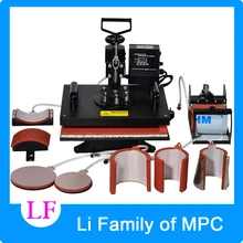 8 In 1 Combo Heat Transfer Machine,Sublimation/Heat Press Machine,Printer For Mug/Cap/T-Shirt /Phone Case Etc