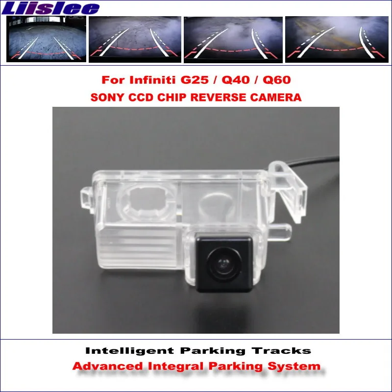 

Car Rear View Camera For Infiniti G25 / Q40 / Q60 Vehicle Intelligent Parking Backup Reversing Dynamic Guidance Tragectory