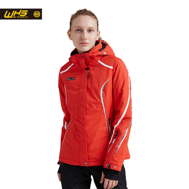 Cheap WHS New women Ski Jackets waterproof & breathable snow coat winter female outdoor sportswear warm skiing jacket