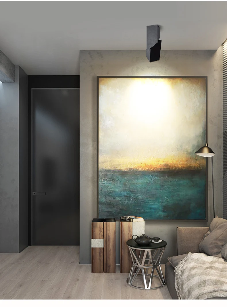 Square Surface Mounted LED Downlight Adjustable 7W 15W LED Ceiling Light Downlight Surface Spotlight 220V Lighting Fixtures