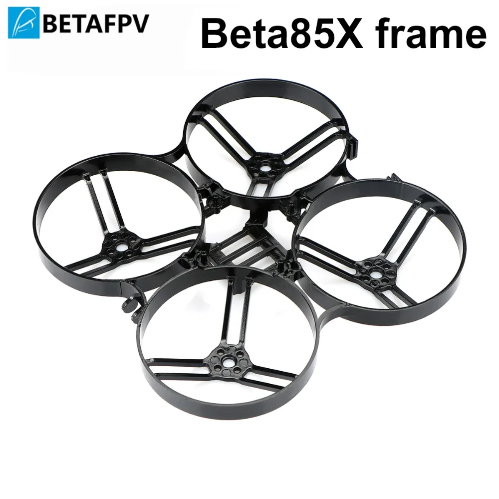 BETAFPV Beta85X Frame 85mm  Micro Whoop Frame for 1105-6000KV motor  4S 450mah battery F4 2S Brushless FC black white frame