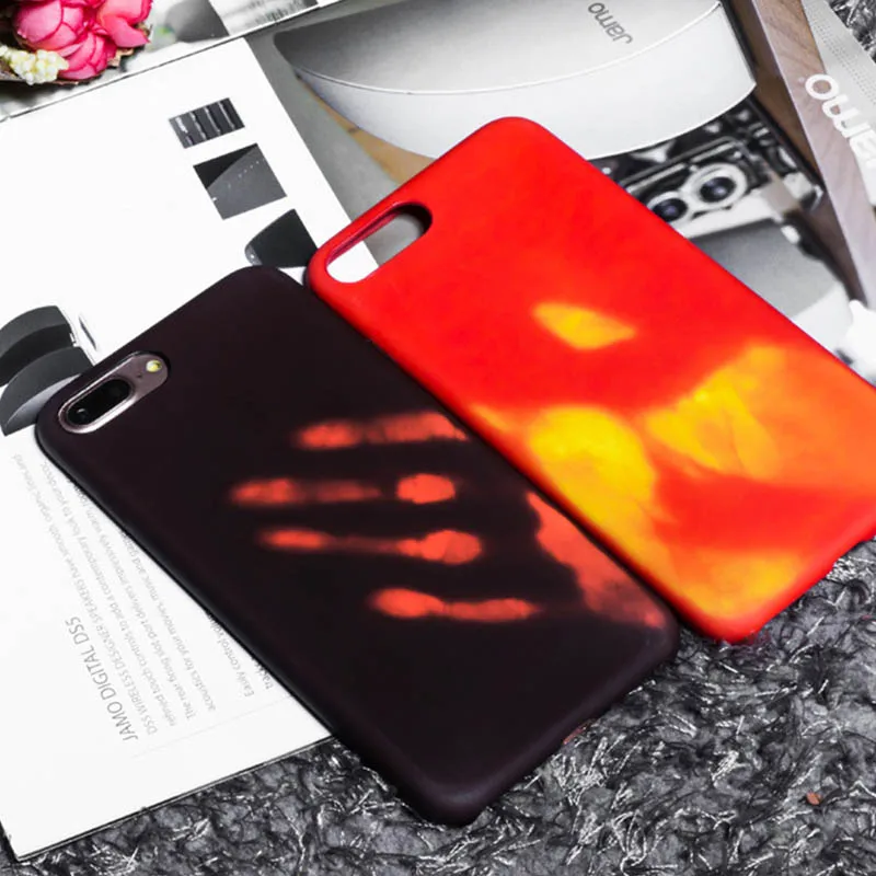 Mobile phone case insulation mobile phone case thermal induction iphone8 shell mobile phone holster Mobile Phone Bags sale