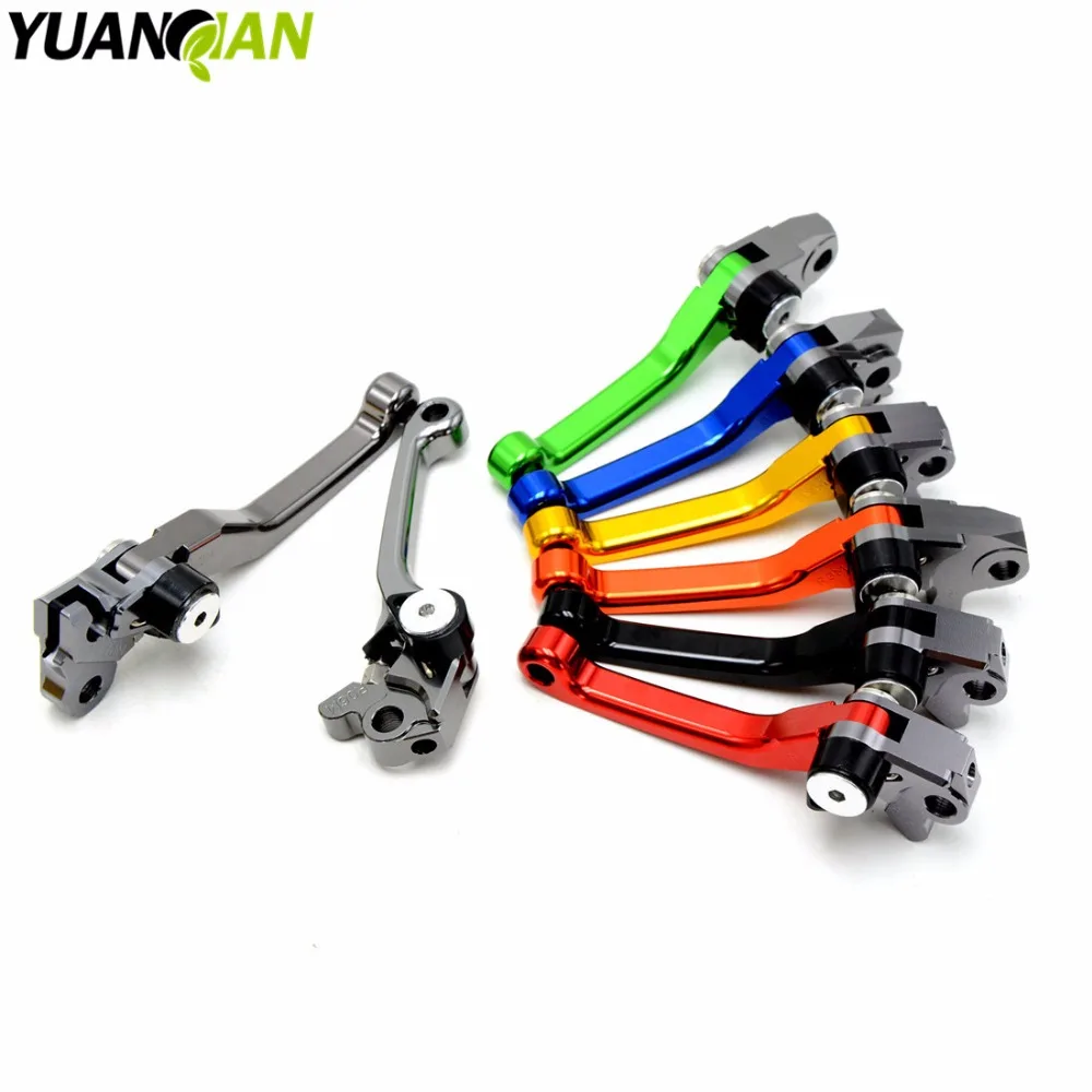CNC Brake Clutch Lever Adjustable Pivot Racing Dirt Bike For Suzuki
