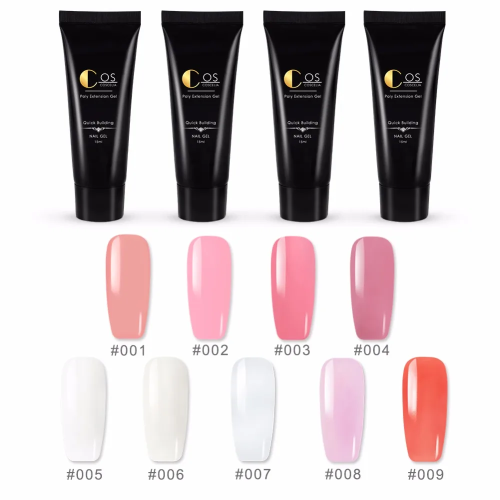 

1 Pc 15ml Nail Polish Solid-State Extension Glue Set Fast Extension Glue Base Seal Coat Extended Crystal Nail Polish