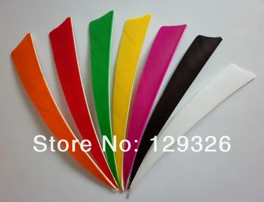 Archery 4&quot SHIELD TURKEY FEATHERS Arrow fletching 7 colors to choose end products Free shipping 300 pcs/lot | Спорт и