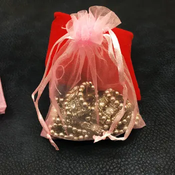 

Jewelry Bags Casket Boxes Free Shipping 50pcs 16x12cm Drawstring Organza Bag/jewelry Bag,christmas/wedding Gift Bag