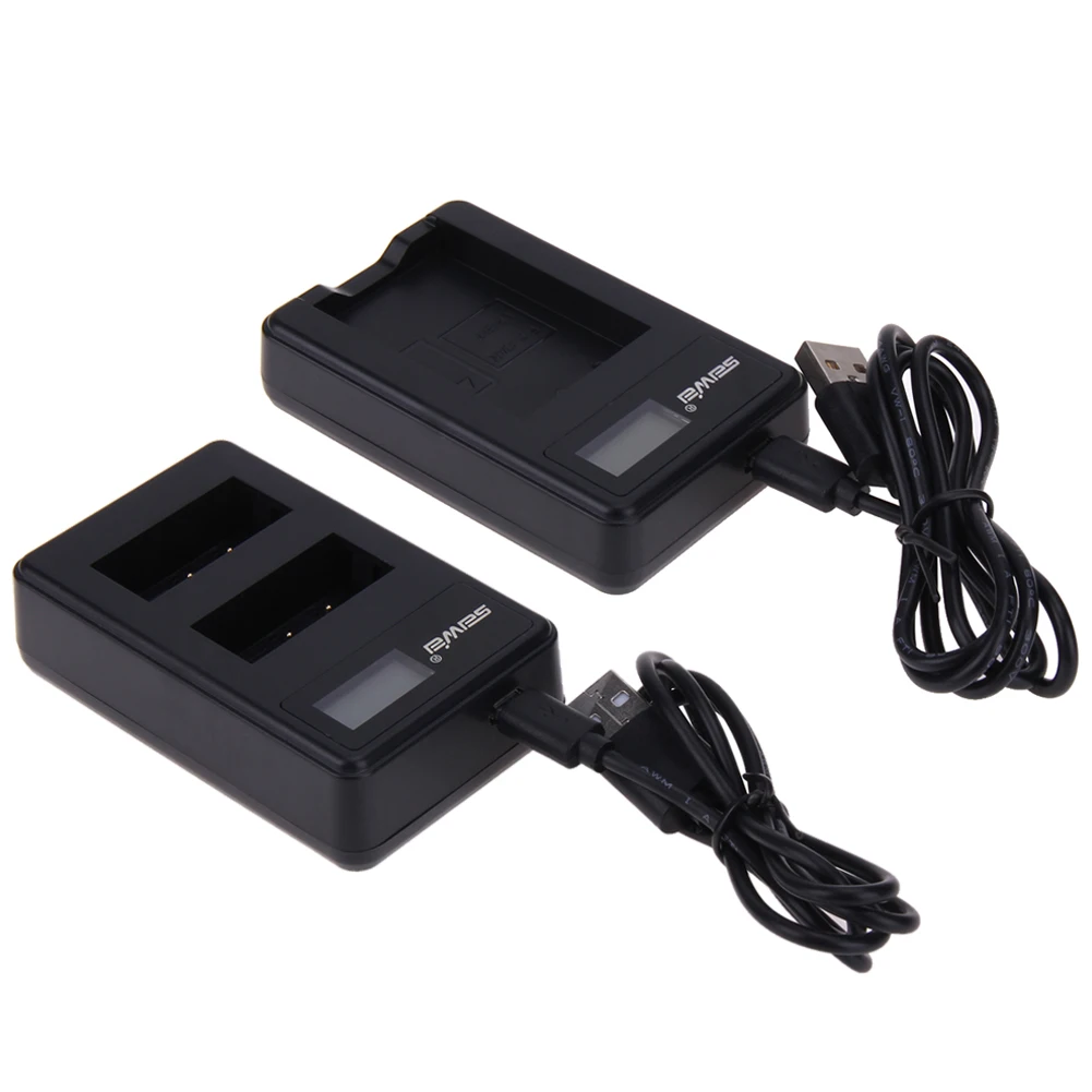 Portable Smart Digital Camera Battery Charger LCD Screen Display USB Power Supply Battery Charger For Canon