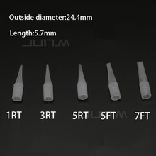 500 шт 1R 3R 5R 5F 7F одноразовые наконечники для татуажа Перманентный макияж бровей губ иглы шапки