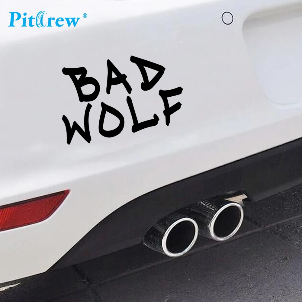 2018 1PC 7*14cm Funny New Style Bad Wolf Car Sticker Wall