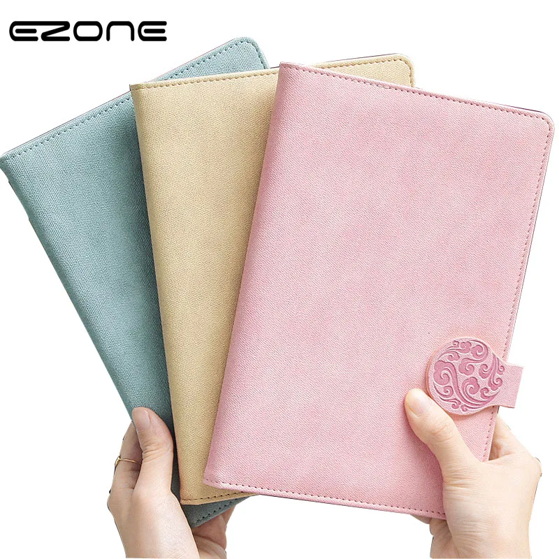 

EZONE Retro Binding Notebook Business Note Book Traveler Journal Planners Notepad Stationery Material Escolar Kawaii Papelaria