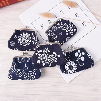 

Women Bag New Design Women Coin Purse Flower Printing Lady Change Purse Women's Purse For Coins Ladys Money Bag Hasp Coin Purse