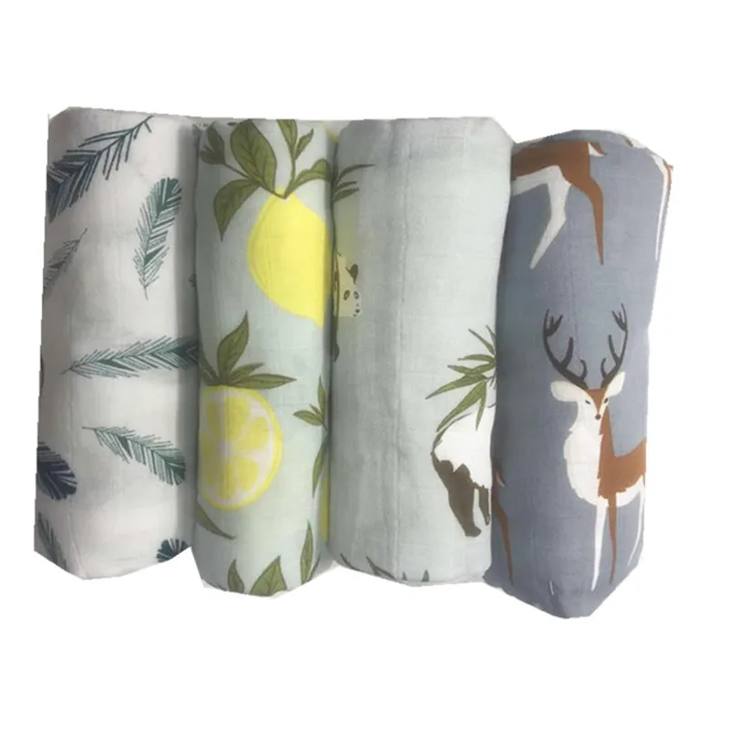 

girraffe Baby Wrap Organic cotton and bamboo blanket,Multifunctional Muslin Baby Newborns Blanket,Baby Swaddle Blanket 120*120