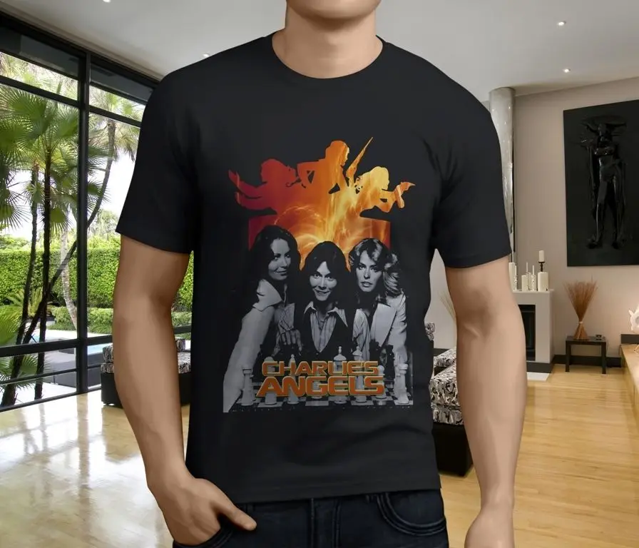 

Hot New Charlie Angels Classic Men's Black T-Shirt Size S-3XLMen T-Shirt Tops