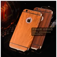 50 шт. роскошные деревянные Чехлы для мангала для iPhone 7 плюс 7 Чехол для iPhone 6 дерево анти-шок ультра тонкий PC задняя крышка для iPhone 7