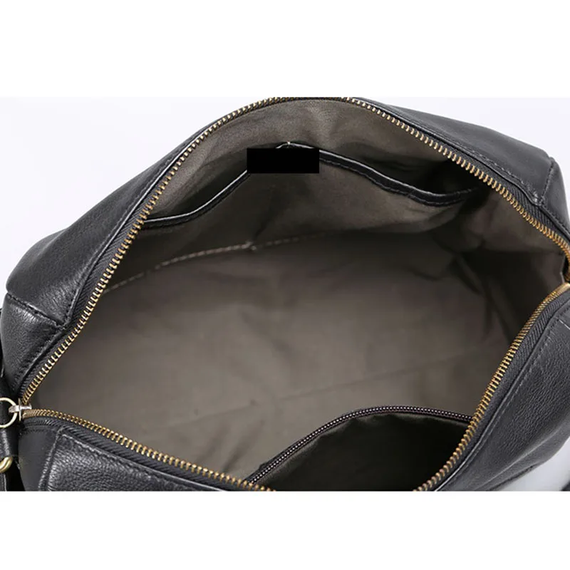 AETOO Head cowhide single Shoulder bag male leather soft skin oblique cross bag horizontal fashion casual men's bag