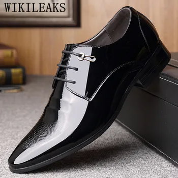 

Italian Luxury Brand Wedding Formal Shoes Men Office Dress Shoes Men Oxford Shoes For Men Sapato Social Masculino Zapatos Hombre