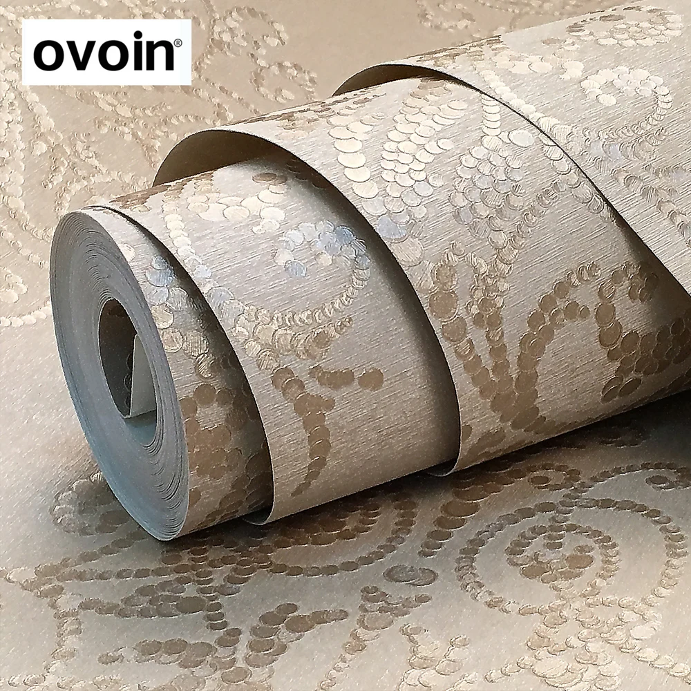 Modern Luxury Gold Metallic Wallpaper Vinyl Textured Damask Purple Wall Paper Roll Wall Coverings For Bedroom Living Room 10m Modern Luxury Gold Metallic Wallpaper Vinyl Textured Damask Purple Wall Paper Roll Wall Coverings For Bedroom Living Room 10m