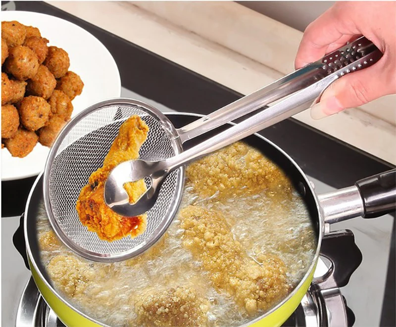 Stainless Steel Multi-Function Filter Spoon With Clip (Sliver) 7 Stainless Steel Multi-Function Filter Spoon With Clip (Sliver) 5