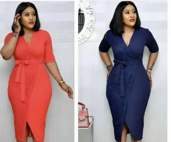 

2019 new arrival elegent fashion style african women plus size dress