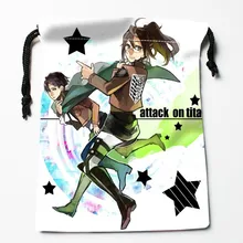 На заказ атака на Титанов сумки на заказ подарочные мешки с принтом более Размер 27x35 см компрессионные сумки