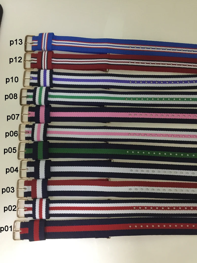 Top Quality luxury watchband 18mm 20mm colorful nato nylon strap for dw watch mujer strap on for hours Top Quality luxury watchband 18mm 20mm colorful nato nylon strap for dw watch mujer strap on for hours