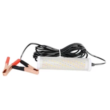 Fishing Light Boat Squid Fish Lamp 12V 20W LED Green Underwater Submersible Waterproof 12v underwater submersible night fishing light shad bait lure squid boat lamp 108 led light bulb w 5m ip67 waterproof lamp