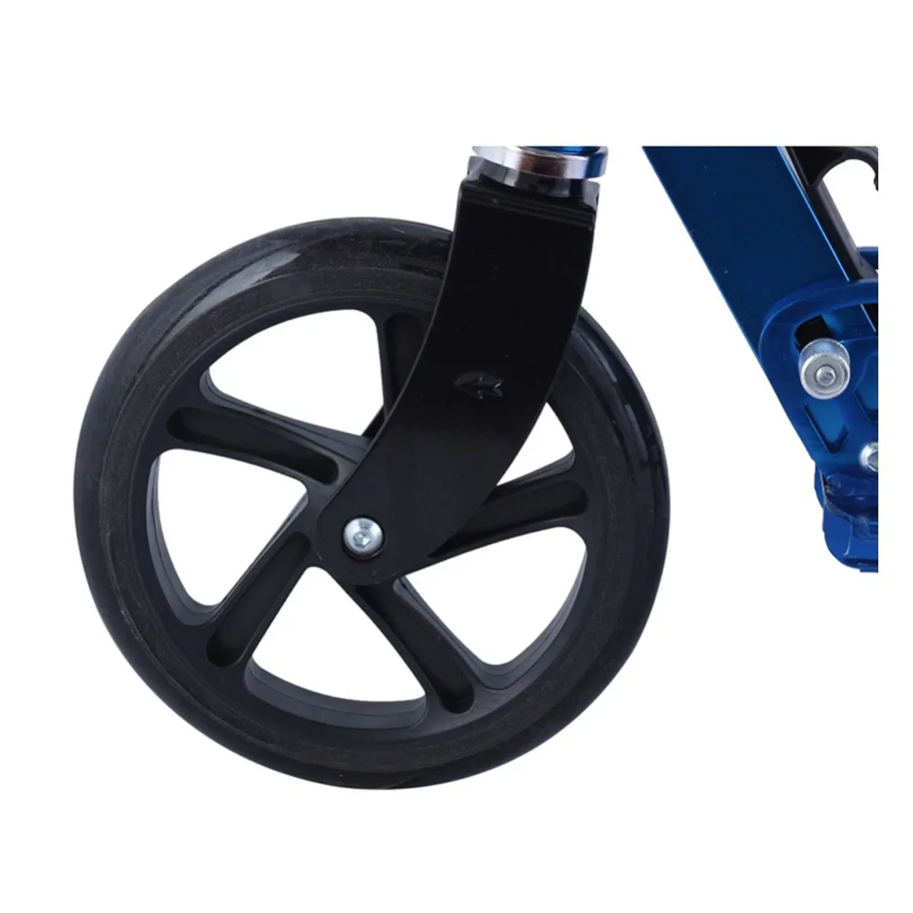 2 Wheel Scooters Adult Kick Scooter Foldable Portable PU 2wheels Hand brake