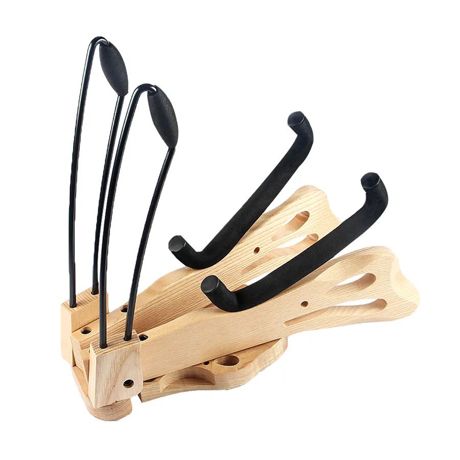 YUEKO Handcraft Solid Wood Guitar Stand for Electric /Folk /Acoustic Guitar Support Guitar Accessories