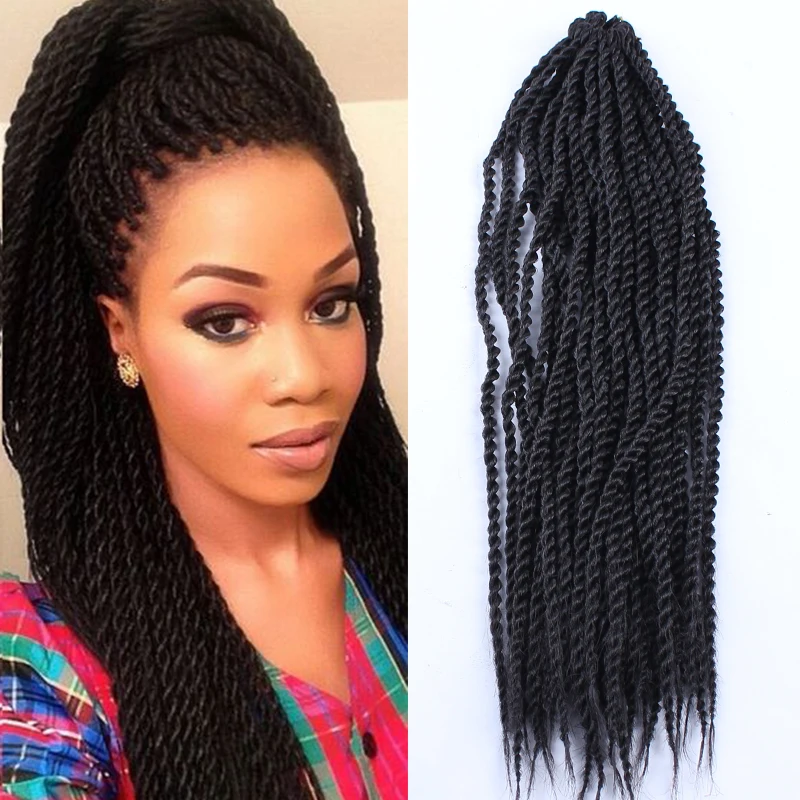 Box Braids Hair Crochet 18'' Crochet Hair Extensions ...