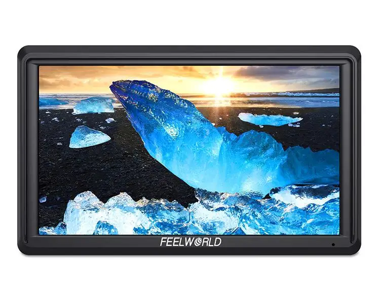 FEELWORLD S55 5.5 Inch DSLR Camera Field Monitor IPS 1280x720 Support 4K HDMI Input Output Tilt Arm for Camera Video Stabilizer