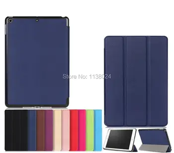 

50pcs/lot gligle smart wake/sleep skin case for New iPad 9.7 2017 case cover for New iPad 9.7 2018 case