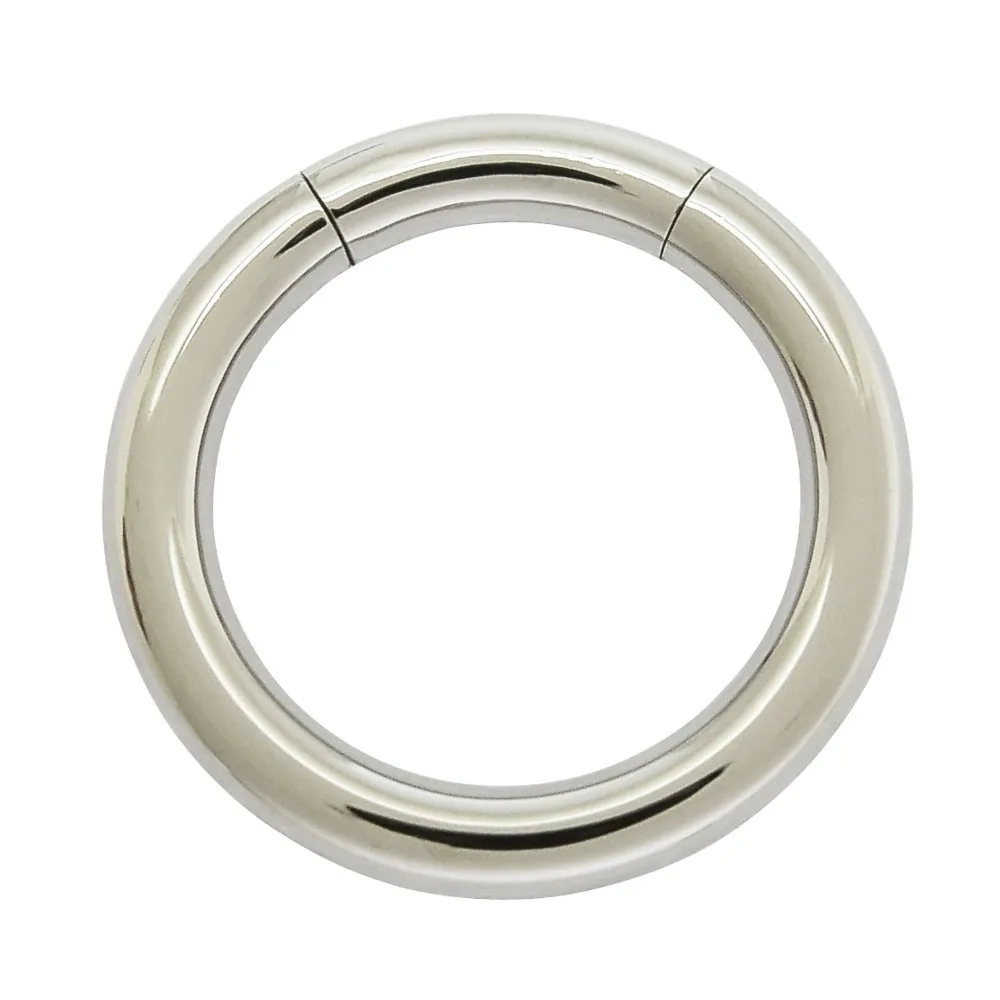 2,4 мм Толстая нержавеющая сталь пирсинг ювелирные изделия сегмент кольцо для соска кольцо пирсинг ювелирные кольца для пирсинга стальное кольцо
