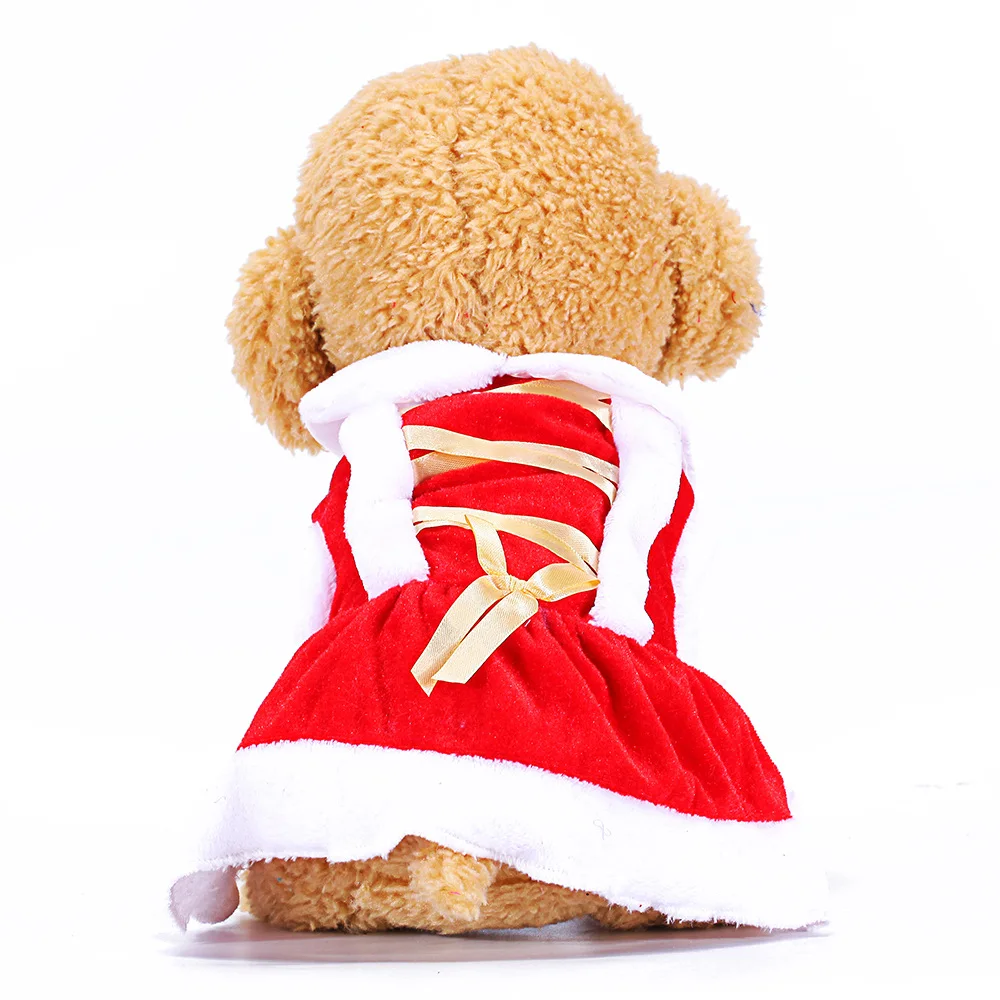Christmas Dog Warm Dress French Bulldog Puppy Clothes For Small Large Dogs Poodle Winter Sweatshirt Cotton Dog Clothes  (14)