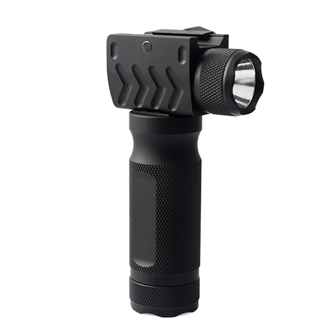 

NFSTRIKE Hard Light Flashlight tactical handle Modification Replacement Suitable for 20mm Rail and CR123 Battery 2018 - Black