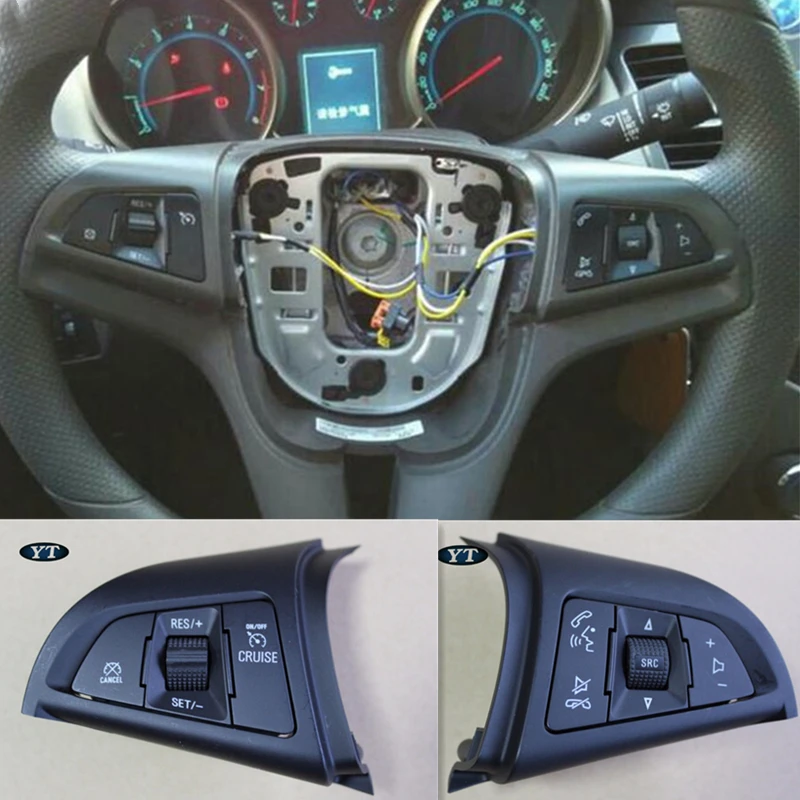 

Original multifunctional steering wheel Audio ,channel control button with bluetooth for chevrolet Cruze, car styling
