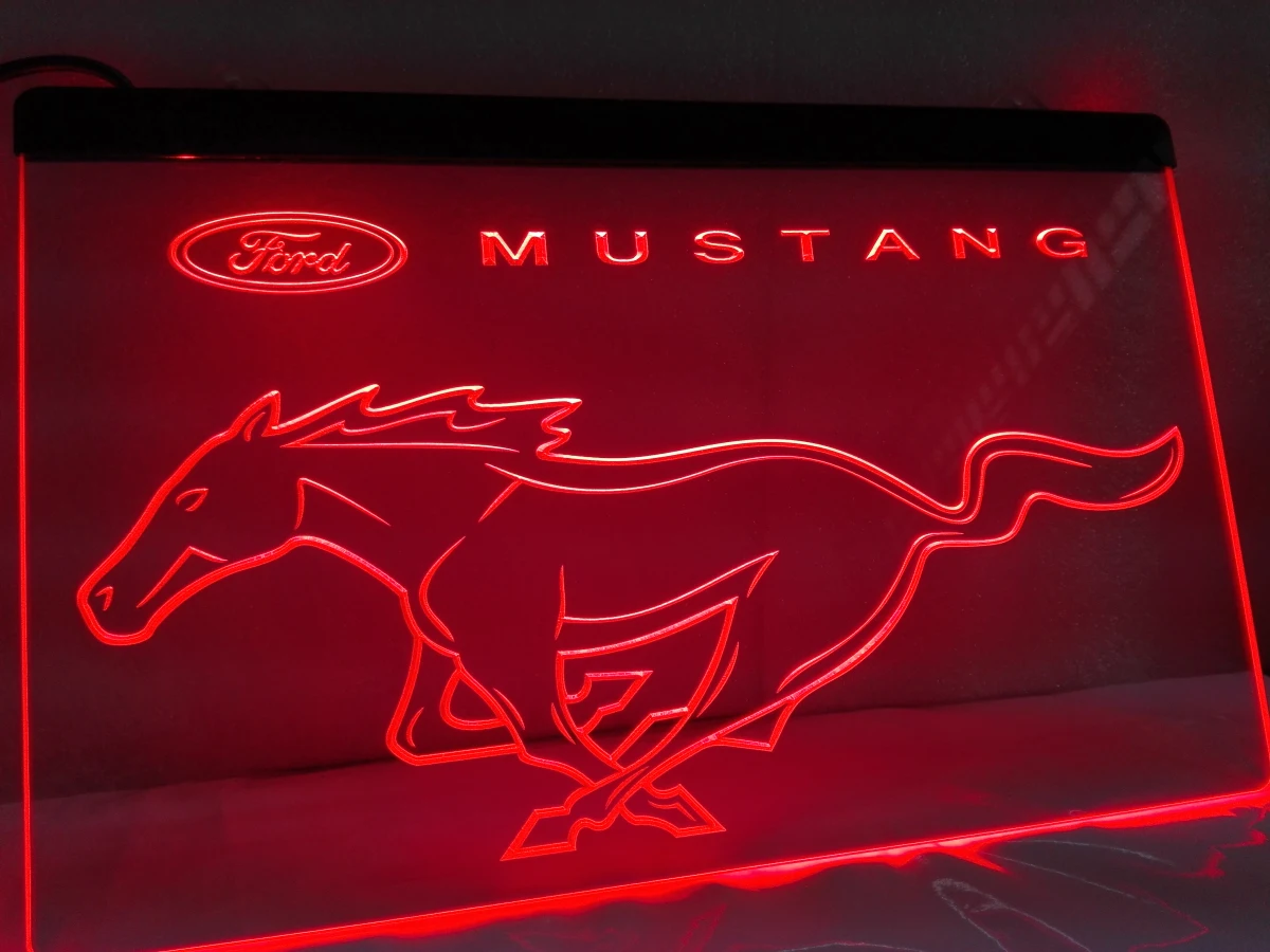 

LR064- Ford Mustang Neon LED Neon Light Sign