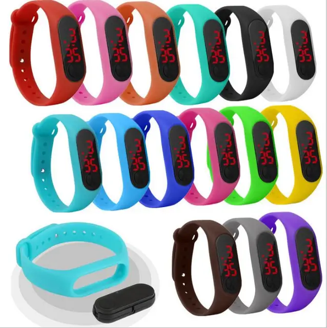 New explosion student children's electronic LED bracelet watch fashion trend cou New explosion student children's electronic LED bracelet watch fashion trend cou