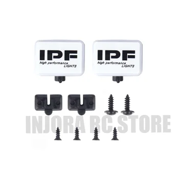 

RC Crawler 2PCS/4PCS Square LED Light Cover for 1:10 RC Crawler Traxxas TRX-4 Axial SCX10 Tamiya CC01 D90 HSP RC Car Parts