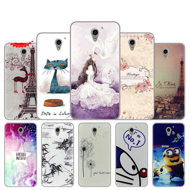 For ZTE Blade A510 BA510 phone bag pouch high quality fashion Soft TPU silicone painting back case cover YH-1 |