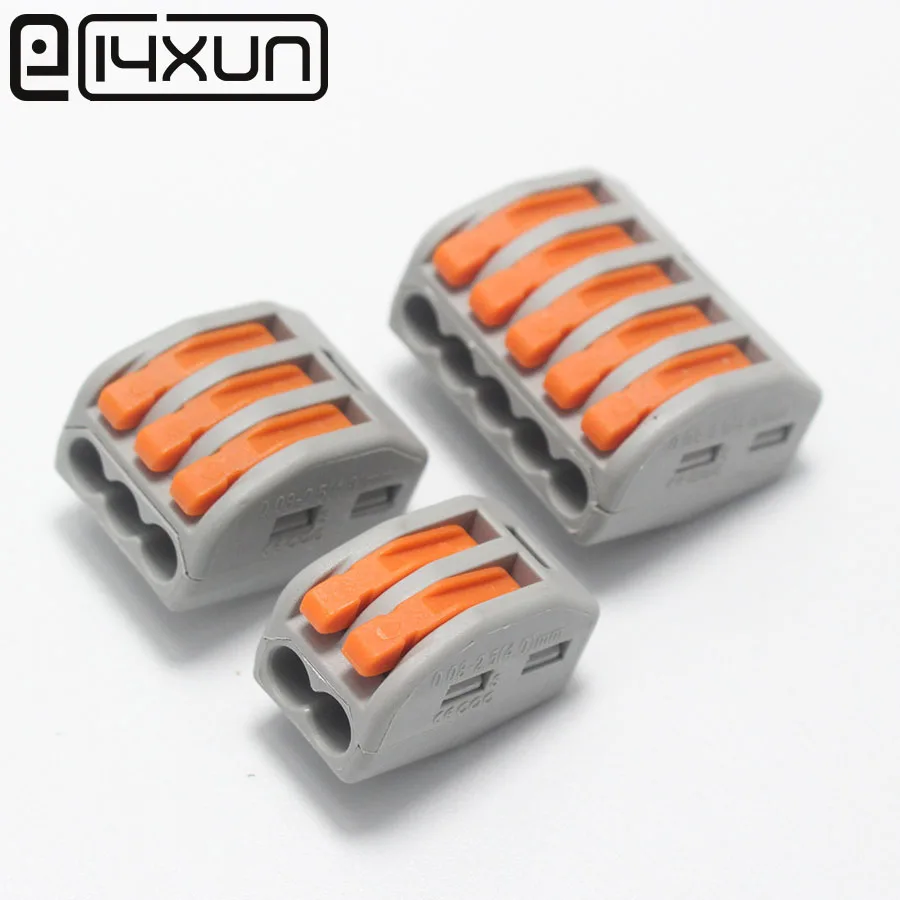 EClyxun 1 10 шт. PCT 212/213/215 Универсальный компактный провод 2pin/3pin/5pin разъем кондуктор