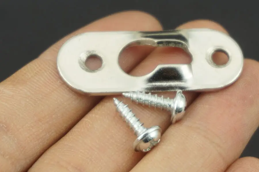 10 PCS/Lot THICKEN KEYHOLE PICTURE FRAME PAINTING HANGERS &amp SCREWS Free shipping |