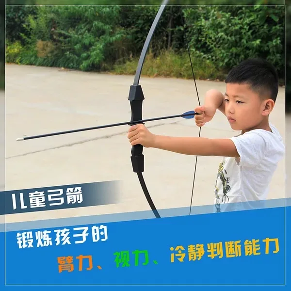 Arco para Jogo de Tiro Jogo de Tiro com Arco de Caça ao ar Arco com 2 Crianças Seta Arco Takedown Livre Esportes Brinquedo Cor 3 Pcs 2 de Tiro Jogo de Tiro Com Arco