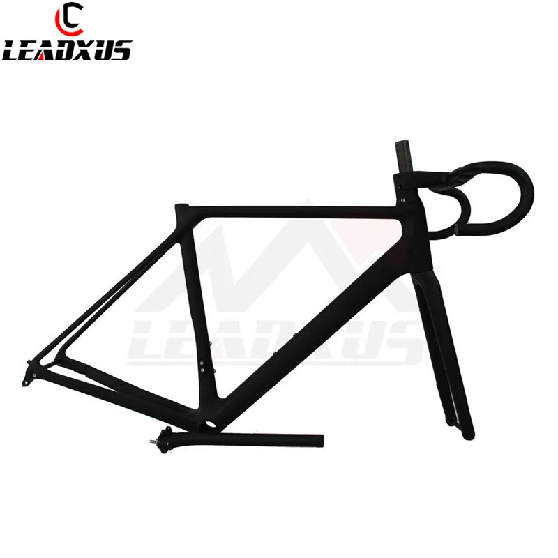 Flash Deal LEADXUS CLS300X Carbon Fiber Disc Brake Light Weight Bike Frame Carbon Bicycle Frame+Fork+Seat Post+Clamp+Headset+Handlebar 0