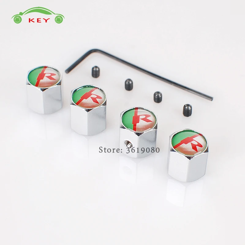 Metal Car Styling Tire Stem Valve Caps Auto Wheel Air Covers for Jaguar