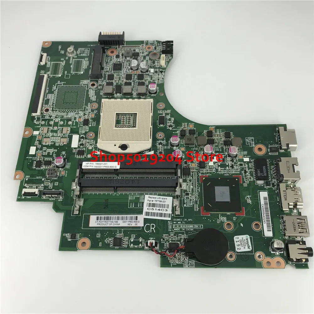 Материнская плата 787799 001 789301 для HP Pavilion 15D 15 D 250 G2 материнская ноутбука SLJ8E