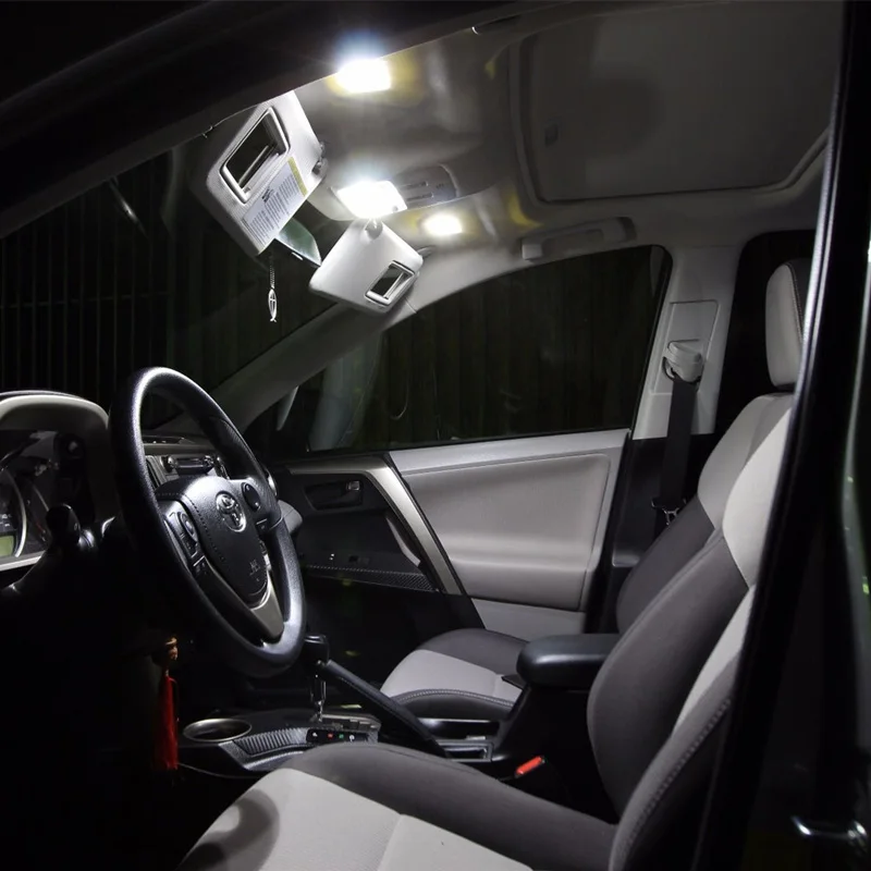 Us 13 31 13 Off Shinman 8x Error Free Led Interior Light Kit Package For Toyota Rav4 2006 2015 Car Accessories In Signal Lamp From Automobiles