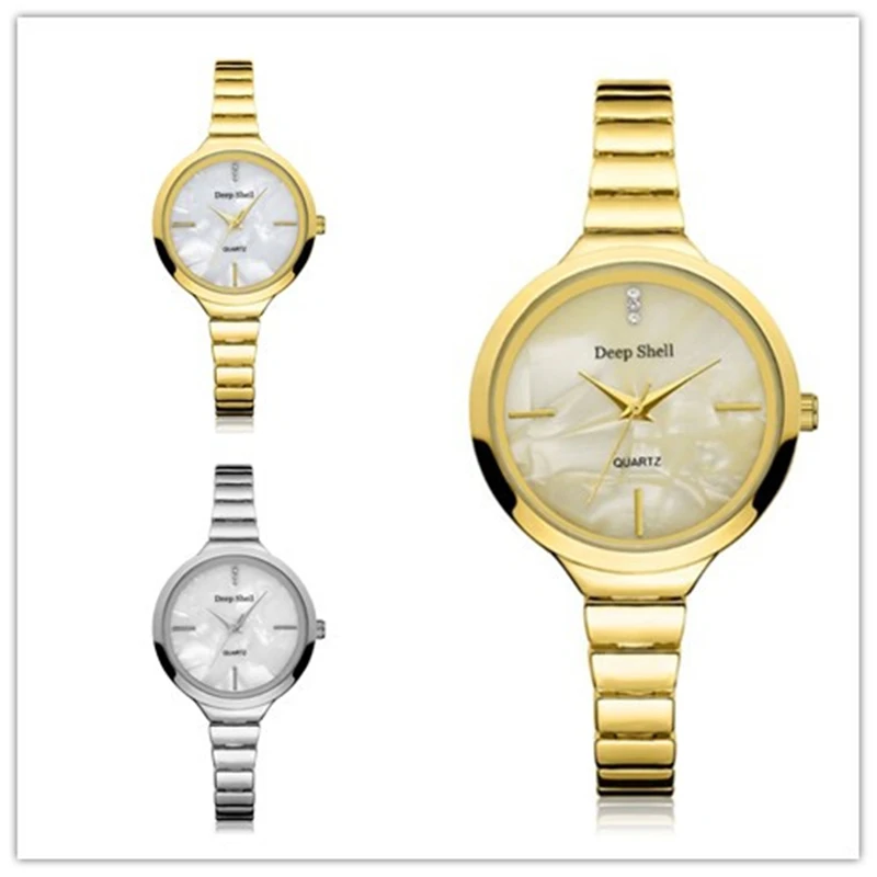 

Luxury Brand Quartz Wrist Watch Women Stainless Steel Bracelet Wristwatch Elegant Ladies Golden Silver Watches Dot