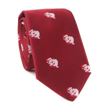 Mantieqingway бренд шеи галстуки для мужчин полиэстер Шелковый жаккардовый галстук Повседневный Бизнес животные Рождество шеи галстуки подарки